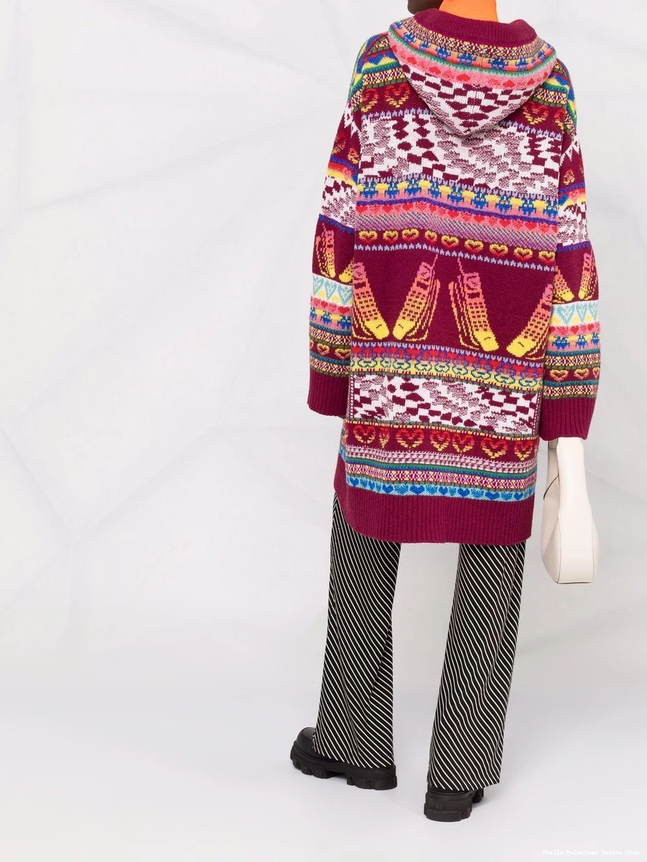 Affordable Stella intarsia-knit Women jumper McCartney 0825